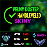 Konto EUW Lol League of Legends Skiny Diament Master