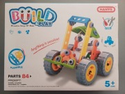 Klocki Elastyczne Konstrukcyjne 84 El. Widlak, Wózek Widłowy