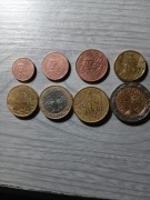 Zestaw monet euro Niemcy  J  1 cent - 2 euro