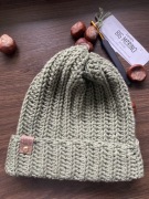 Czapka dziecięca 100% Merinos hand made 