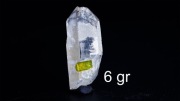 Turmalin Zielony Verdelit w Kwarcu |6gr| Minerał Surowy Kryształ Kamień 