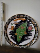 Talerz dekoracyjny Rodos, grecka wyspa, ceramika