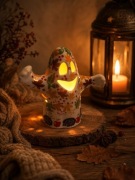Lampion ceramiczny świecznik duch 14 cm ceramika Bolesławiec