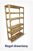 Regał drewniany do spiżarni, garażu, warsztatu 