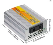 Przetwornica samochodowa falownik 12V / 220V 200W ładowarka usb