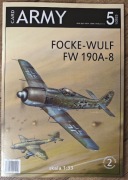 Focke-Wulf FW 190 A8 DWA modele kartonowe 1:33 "offset" Card ARMY