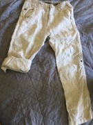 Spodnie lniane Zara. Lniane spodenki 118cm