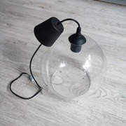 Lampa sufitowa szklana wisząca 