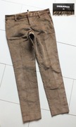 Dsquared2 ładne chinosy drobny sztruks r.M/L