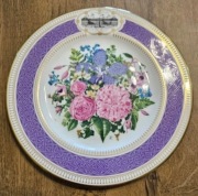 ROYAL DOULTON Chelsea Flower 1990 Talerz ozdobny porcelanowy Kwiaty