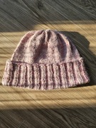 RĘKODZIEŁO czapka damska zimowa ciepła 100% wełna alpaka