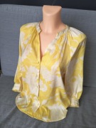 H&M - bluzka damska - oversize - rękaw 3/4 - rozmiar M