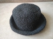 CZAPKA DAMSKA KAPELUSZ DAMSKI CZARNY