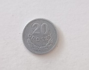 20 groszy rok 1963 Aluminium 