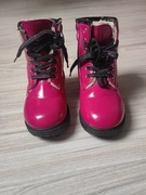 Traperki botki różowe 3 śniegowce ocieplane r.28