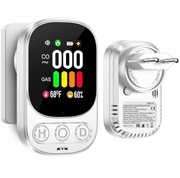 Przenośny detektor tlenku węgla, z temperaturą i wilgotnością HD08