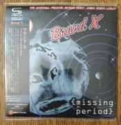 BRAND X Missing period JAPAN SHM CD with Phil Collins