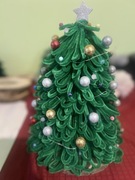 Stroik- Choinka z drucików kreatywnych