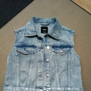 kamizelka jeansowa dziewczęca SINSAY 140