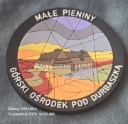 Magnes na lodówkę Dobruszka Pieniny Trzy Korony Sromowce Dunajec Tatry.