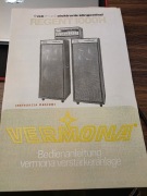 Instrukcja obsługi Vermona Regent 1000H NOWA PRL !!! 