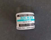 Gwasz japoński NICKER POSTER COLOUR 40 ml- SNOW WHITE do teł anime