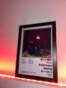 plakat hubert. kolorowe domy