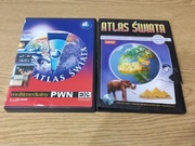 2 x Atlas świata CD PWN/Cartall