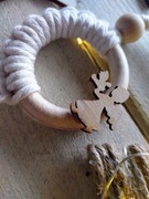 Ozdoba świąteczna w stylu Boho, eko bombka 015