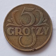 5 groszy 1934 r najrzadszy rocznik.