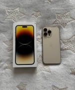 Apple iPhone 14 Pro Max 128GB Gold 86% baterii Pudełko Stan bardzo dobry