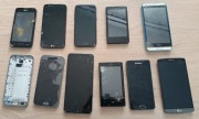 28 Telefonów - złom telefoniczny + sprawny Sony Xperia Tipo ST21i