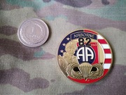 Challenge coin 82 Airborne Division US Army All American