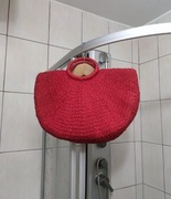 słomiany koszyk Esprit torba classic torebka premium vintage elegancka cze