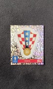 Naklejka herb Chorwacji parallel Topps Euro 2024 CRO 1