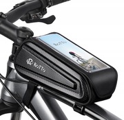 ROTTO Torba na ramę rowerową, uchwyt na telefon komórkowy, wodoszczelna