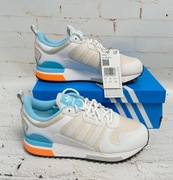Adidas ZX 700 HD Dziecięce Białe niebieskie Sneakersy Sportowe 