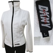 *DAMSKA BLUZA KURTKA GOLF DKNY CIEPŁA GRUBA ROZMIAR L