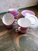 Bulionówki porcelana Wałbrzych S. Skomiał Pikasiak