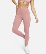 Legginsy damskie sportowe treningowe dri fit pudrowy róż Nike S 