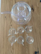 TCHIBO zestaw waza misa do ponczu kompotu plus szklanki 6 szt