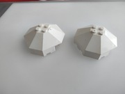 Elementy Lego 2418a białe / white do Space 6893 6972 Castle 6060 1584