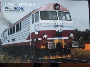 Lokomotywa SP 47 model do sklejania 