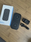 OKAZJA Nowa ładowarka indukcyjna 2w1 wireless charging pad
