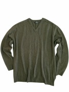 Sweter wełniany męski Marks & Spencer XL 2XL 100% extrafine lambswool