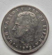 Moneta JUAN CARLOS I REY DE ESPANOL 1975 5 PTAS