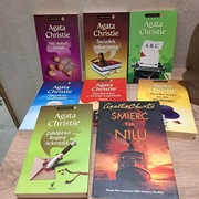 Agatha Christie x 8 - Pięć małych świnek, Zbrodnia w chmurach +6 inne
