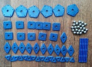 Zestaw Geomag Glitter Classic 86 elementów