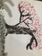 Obrazek drzewo na kartce A4