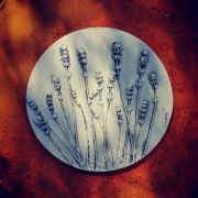 Dekoracja ścienna. Lawenda